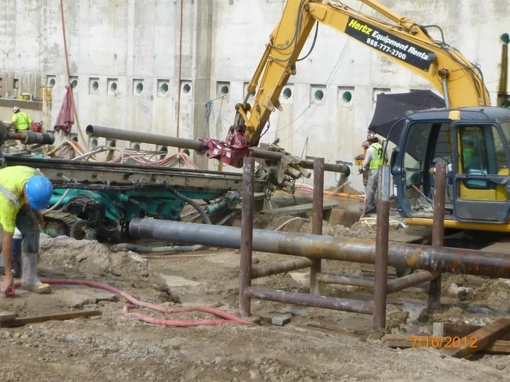 Ez Spot UR Attachment Rotator | Model EZ-001X | 2.94" Shaft | 3–6 Tons | For Mini Excavator