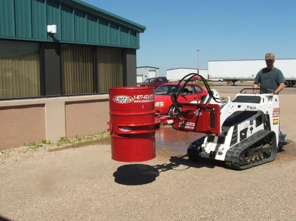 Ez Spot Ur Attachment Compact Utility Rotator | Model EZ-00CR | 200° Rotation | 20–30 GPM | For Mini Track Loaders