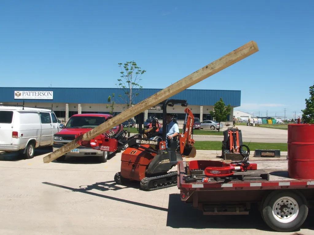 Ez Spot Ur Attachment Compact Utility Rotator | Model EZ-00CR | 200° Rotation | 20–30 GPM | For Mini Track Loaders