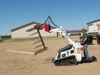 Ez Spot Ur Attachment Compact Utility Rotator | Model EZ-00CR | 200° Rotation | 20–30 GPM | For Mini Track Loaders