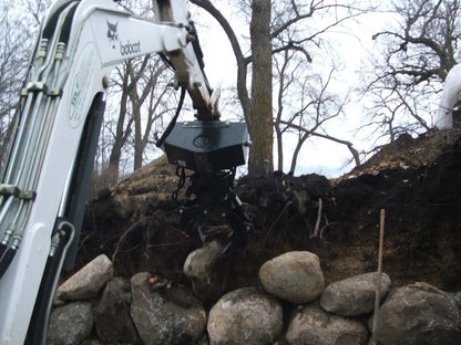 Ez Spot UR Attachment Rotator | Model EZ-001X | 2.94" Shaft | 3–6 Tons | For Mini Excavator