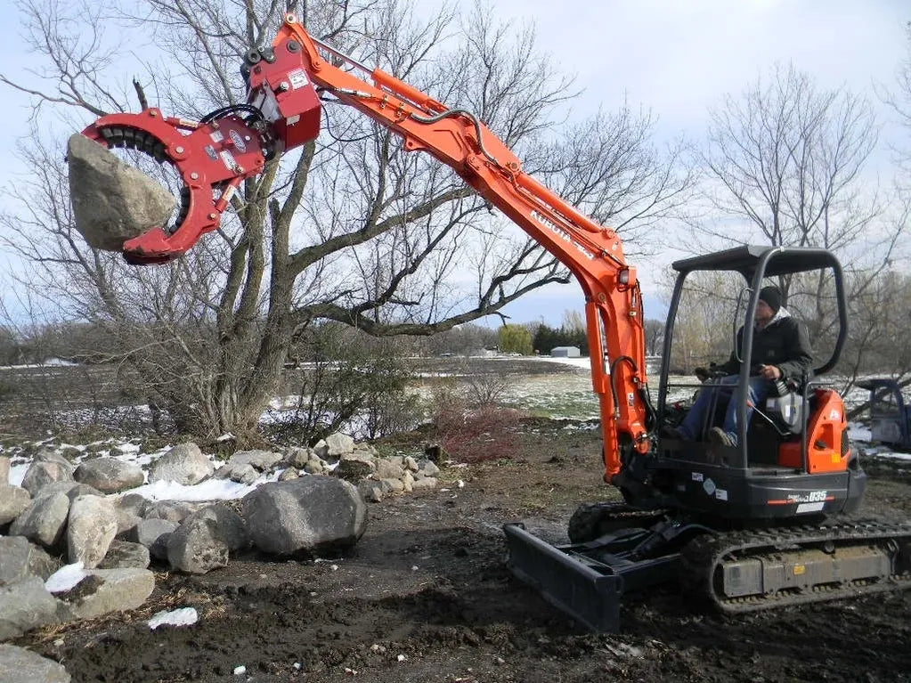 Ez Spot UR Attachment Rotator | Model EZ-001X | 2.94" Shaft | 3–6 Tons | For Mini Excavator