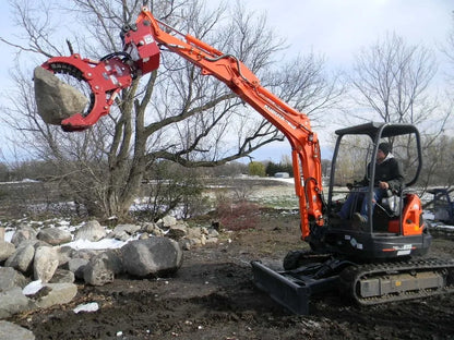 Ez Spot UR Attachment Rotator | Model EZ-001X | 2.94" Shaft | 3–6 Tons | For Mini Excavator