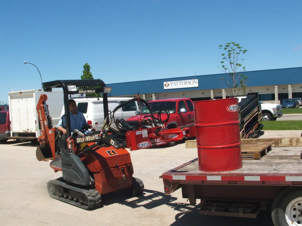 Ez Spot Ur Attachment Compact Utility Rotator | Model EZ-00CR | 200° Rotation | 20–30 GPM | For Mini Track Loaders