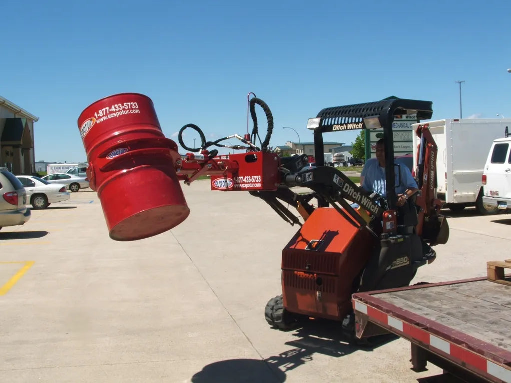 Ez Spot Ur Attachment Compact Utility Rotator | Model EZ-00CR | 200° Rotation | 20–30 GPM | For Mini Track Loaders