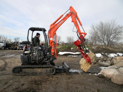 Ez Spot UR Attachment Rotator | Model EZ-001X | 2.94" Shaft | 3–6 Tons | For Mini Excavator
