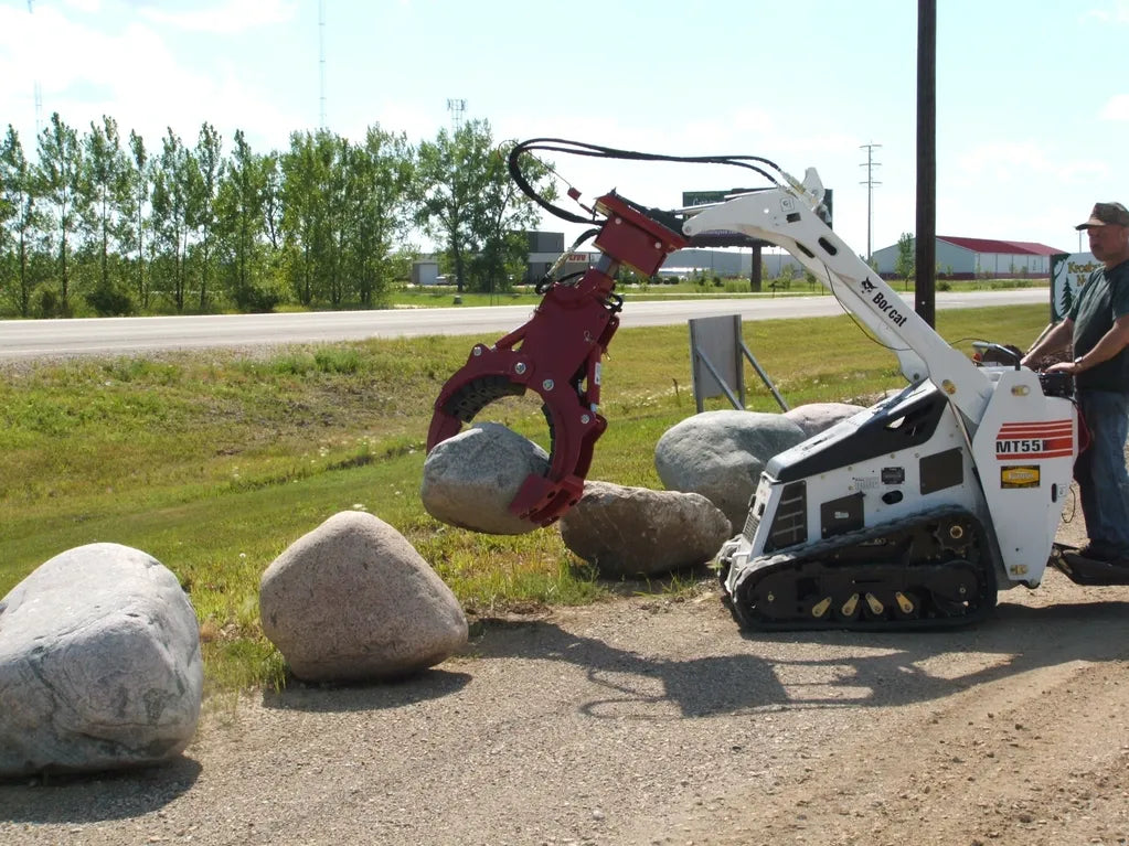 Ez Spot Ur Attachment Compact Utility Rotator | Model EZ-00CR | 200° Rotation | 20–30 GPM | For Mini Track Loaders