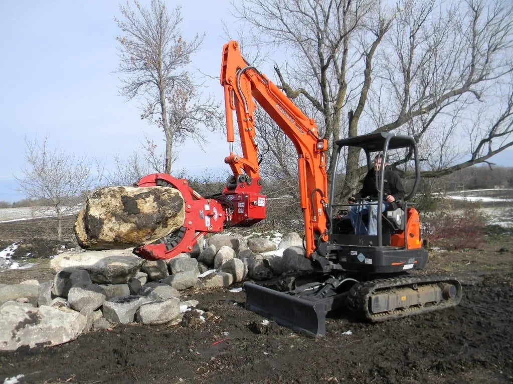 Ez Spot UR Attachment Rotator | Model EZ-001X | 2.94" Shaft | 3–6 Tons | For Mini Excavator
