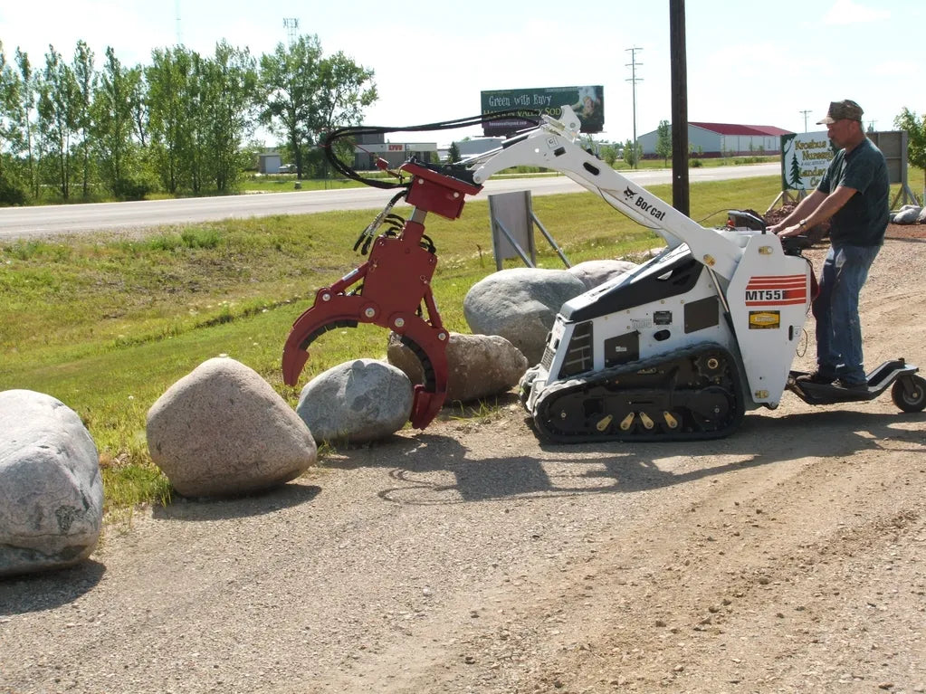 Ez Spot Ur Attachment Compact Utility Rotator | Model EZ-00CR | 200° Rotation | 20–30 GPM | For Mini Track Loaders