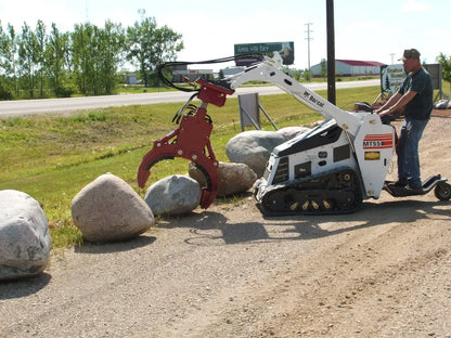 Ez Spot Ur Attachment Compact Utility Rotator | Model EZ-00CR | 200° Rotation | 20–30 GPM | For Mini Track Loaders