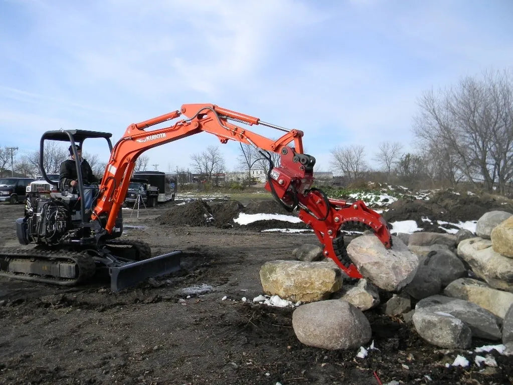 Ez Spot UR Attachment Rotator | Model EZ-001X | 2.94" Shaft | 3–6 Tons | For Mini Excavator