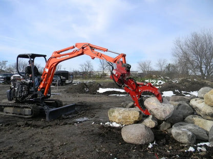 Ez Spot UR Attachment Rotator | Model EZ-001X | 2.94" Shaft | 3–6 Tons | For Mini Excavator