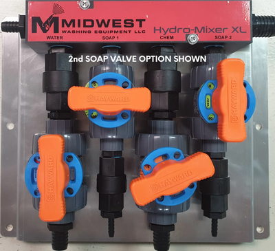 MWE ClearView Series Hydro‑Mixer XL – CV‑HMXL | High‑Flow Proportioning System | For Gas Powered & Air Pumps 10+ GPM