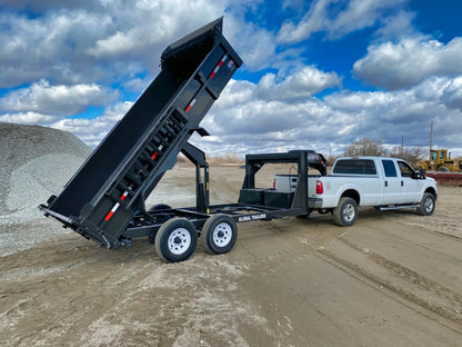 Global Equipment Dump Trailers | Model HDGN16 & HD14 | Heavy‑Duty & Extra Heavy‑Duty | Length 14′–16′ | For Trucks