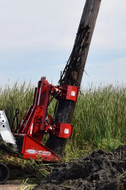 Ez Spot Ur Attachment Double Clamp Pole Jack | Model EZ-DCPJ-0001 | 20–30 GPM | 3–5 Tons | For Skid Steer, Compact Track Loaders, Wheel Loaders, Excavators, Mini Excavators, Telehandlers & Backhoes
