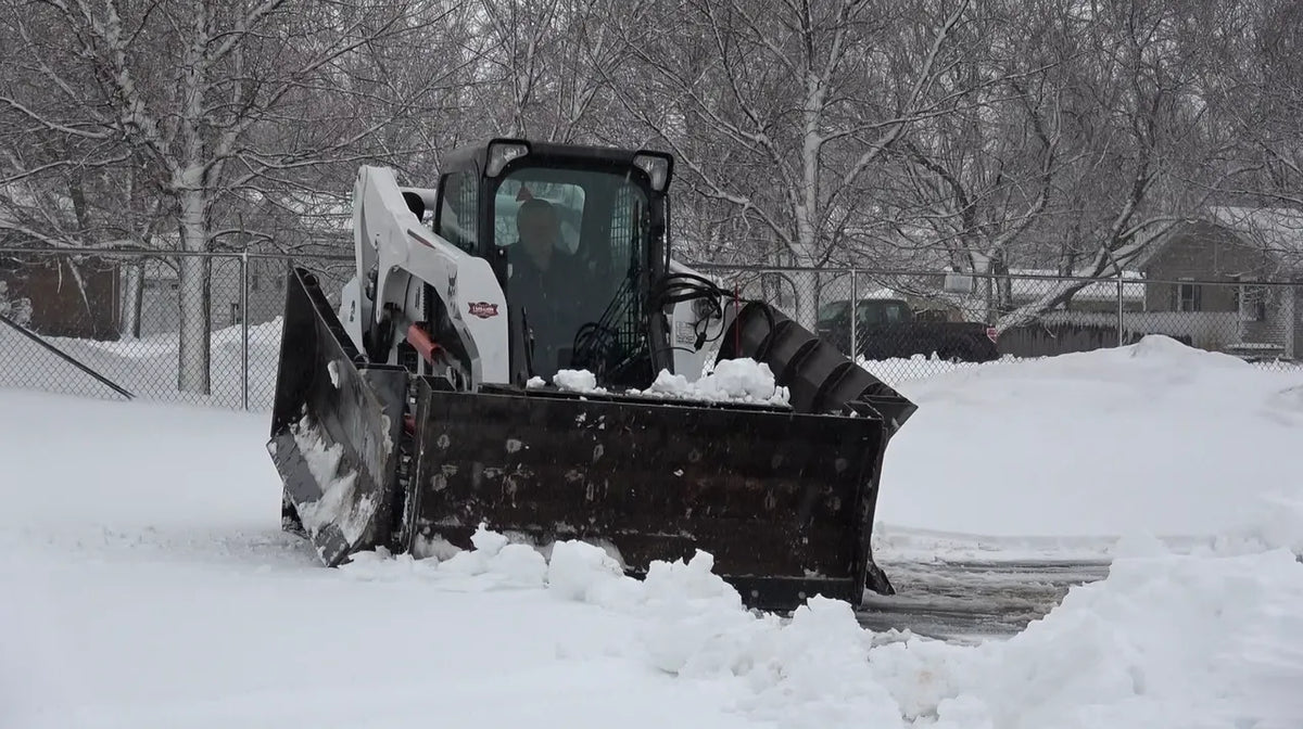 EZ Spot UR Attachment Snow Plow | Width 20' | 10–20 GPM | 4–6 Tons | For Skid Steer, Compact Track Loaders, Wheel Loaders, Excavators, Mini Excavators, Telehandlers & Backhoes