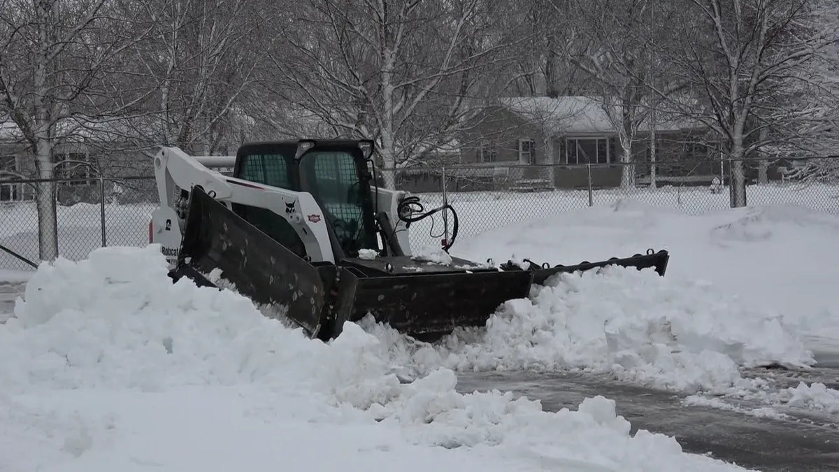 EZ Spot UR Attachment Snow Plow | Width 20' | 10–20 GPM | 4–6 Tons | For Skid Steer, Compact Track Loaders, Wheel Loaders, Excavators, Mini Excavators, Telehandlers & Backhoes