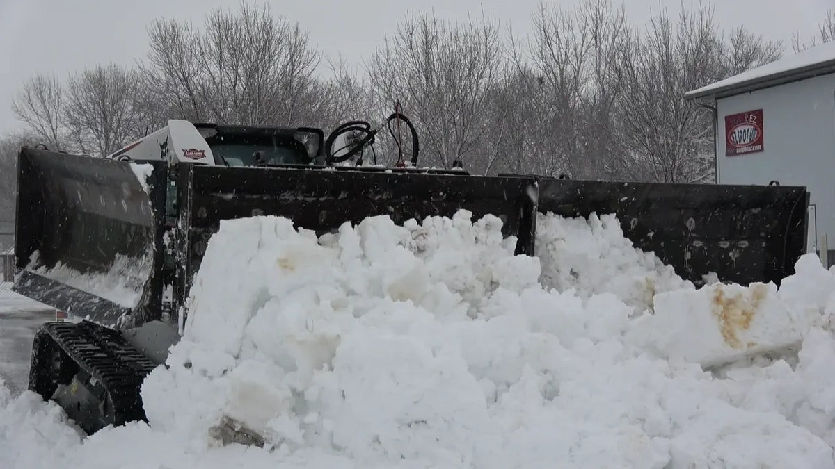 EZ Spot UR Attachment Snow Plow | Width 20' | 10–20 GPM | 4–6 Tons | For Skid Steer, Compact Track Loaders, Wheel Loaders, Excavators, Mini Excavators, Telehandlers & Backhoes