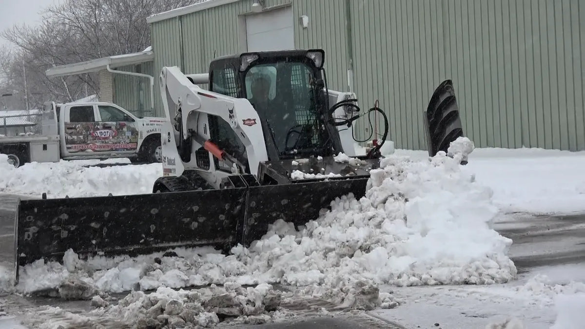 EZ Spot UR Attachment Snow Plow | Width 20' | 10–20 GPM | 4–6 Tons | For Skid Steer, Compact Track Loaders, Wheel Loaders, Excavators, Mini Excavators, Telehandlers & Backhoes