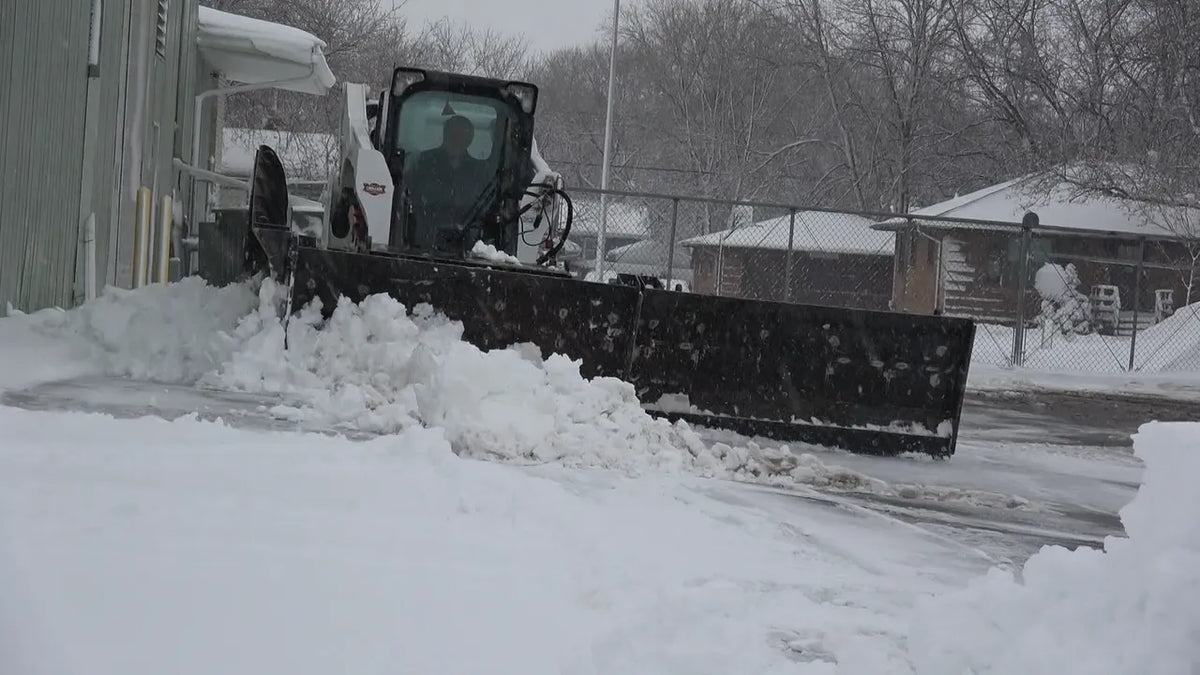 EZ Spot UR Attachment Snow Plow | Width 20' | 10–20 GPM | 4–6 Tons | For Skid Steer, Compact Track Loaders, Wheel Loaders, Excavators, Mini Excavators, Telehandlers & Backhoes