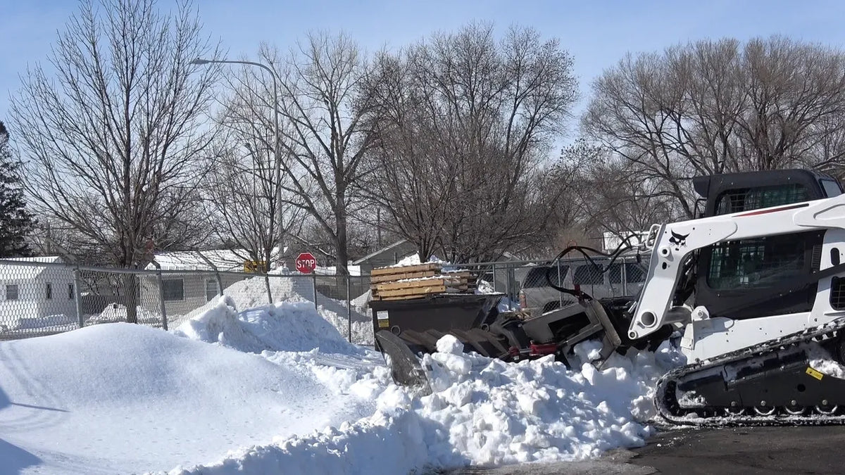 EZ Spot UR Attachment Snow Plow | Width 20' | 10–20 GPM | 4–6 Tons | For Skid Steer, Compact Track Loaders, Wheel Loaders, Excavators, Mini Excavators, Telehandlers & Backhoes
