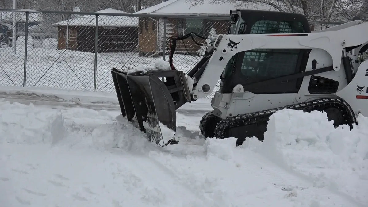 EZ Spot UR Attachment Snow Plow | Width 20' | 10–20 GPM | 4–6 Tons | For Skid Steer, Compact Track Loaders, Wheel Loaders, Excavators, Mini Excavators, Telehandlers & Backhoes