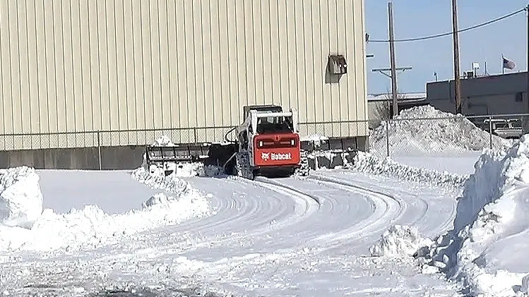 EZ Spot UR Attachment Snow Plow | Width 20' | 10–20 GPM | 4–6 Tons | For Skid Steer, Compact Track Loaders, Wheel Loaders, Excavators, Mini Excavators, Telehandlers & Backhoes