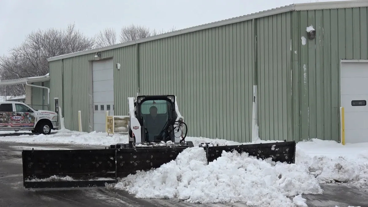 EZ Spot UR Attachment Snow Plow | Width 20' | 10–20 GPM | 4–6 Tons | For Skid Steer, Compact Track Loaders, Wheel Loaders, Excavators, Mini Excavators, Telehandlers & Backhoes