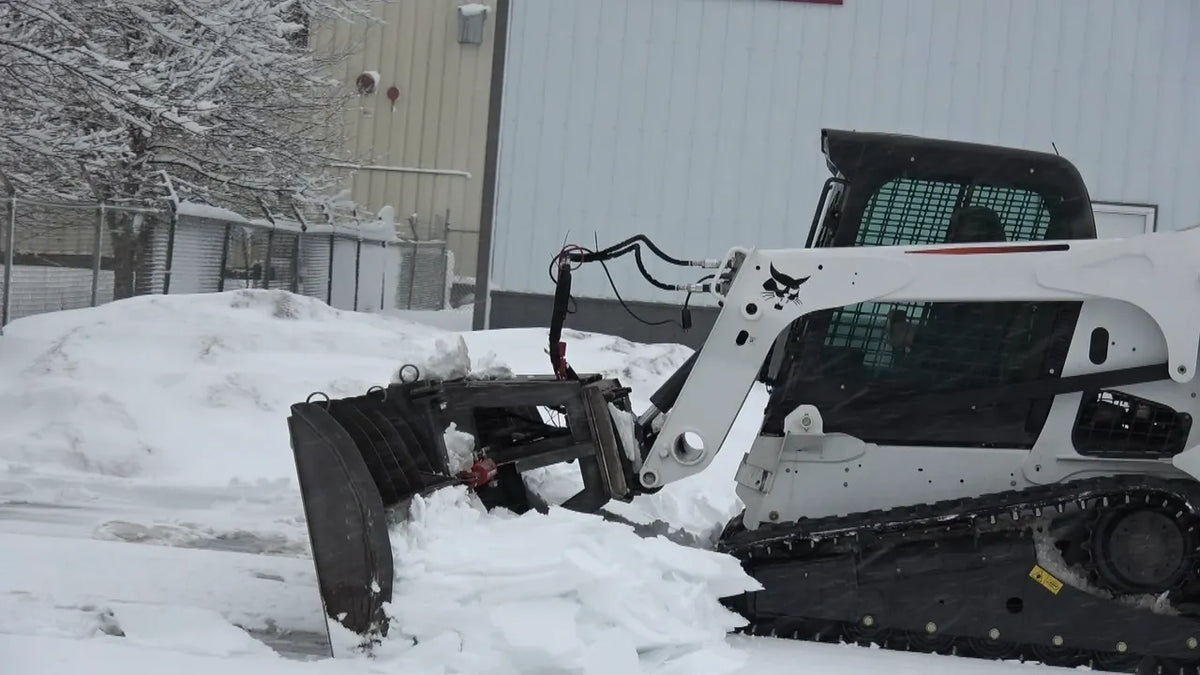 EZ Spot UR Attachment Snow Plow | Width 20' | 10–20 GPM | 4–6 Tons | For Skid Steer, Compact Track Loaders, Wheel Loaders, Excavators, Mini Excavators, Telehandlers & Backhoes