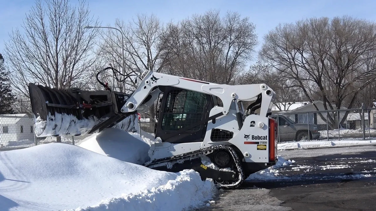 EZ Spot UR Attachment Snow Plow | Width 20' | 10–20 GPM | 4–6 Tons | For Skid Steer, Compact Track Loaders, Wheel Loaders, Excavators, Mini Excavators, Telehandlers & Backhoes