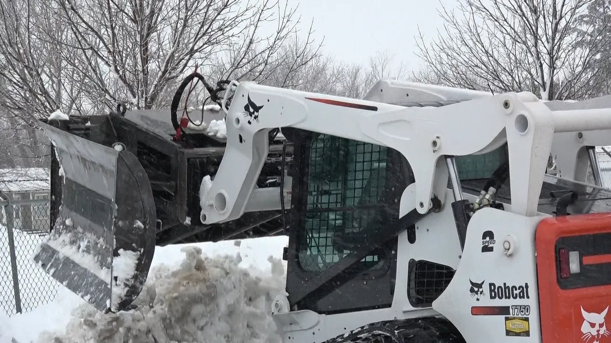 EZ Spot UR Attachment Snow Plow | Width 20' | 10–20 GPM | 4–6 Tons | For Skid Steer, Compact Track Loaders, Wheel Loaders, Excavators, Mini Excavators, Telehandlers & Backhoes