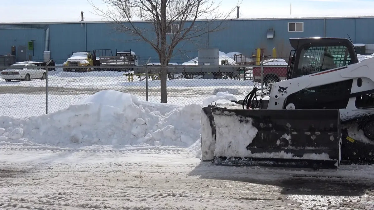 EZ Spot UR Attachment Snow Plow | Width 20' | 10–20 GPM | 4–6 Tons | For Skid Steer, Compact Track Loaders, Wheel Loaders, Excavators, Mini Excavators, Telehandlers & Backhoes