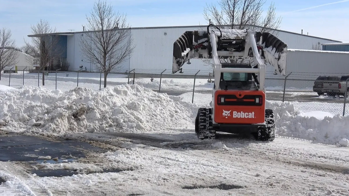 EZ Spot UR Attachment Snow Plow | Width 20' | 10–20 GPM | 4–6 Tons | For Skid Steer, Compact Track Loaders, Wheel Loaders, Excavators, Mini Excavators, Telehandlers & Backhoes