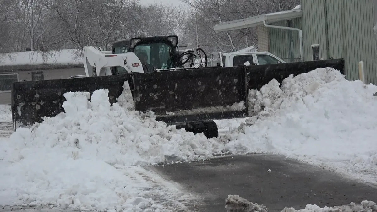EZ Spot UR Attachment Snow Plow | Width 20' | 10–20 GPM | 4–6 Tons | For Skid Steer, Compact Track Loaders, Wheel Loaders, Excavators, Mini Excavators, Telehandlers & Backhoes