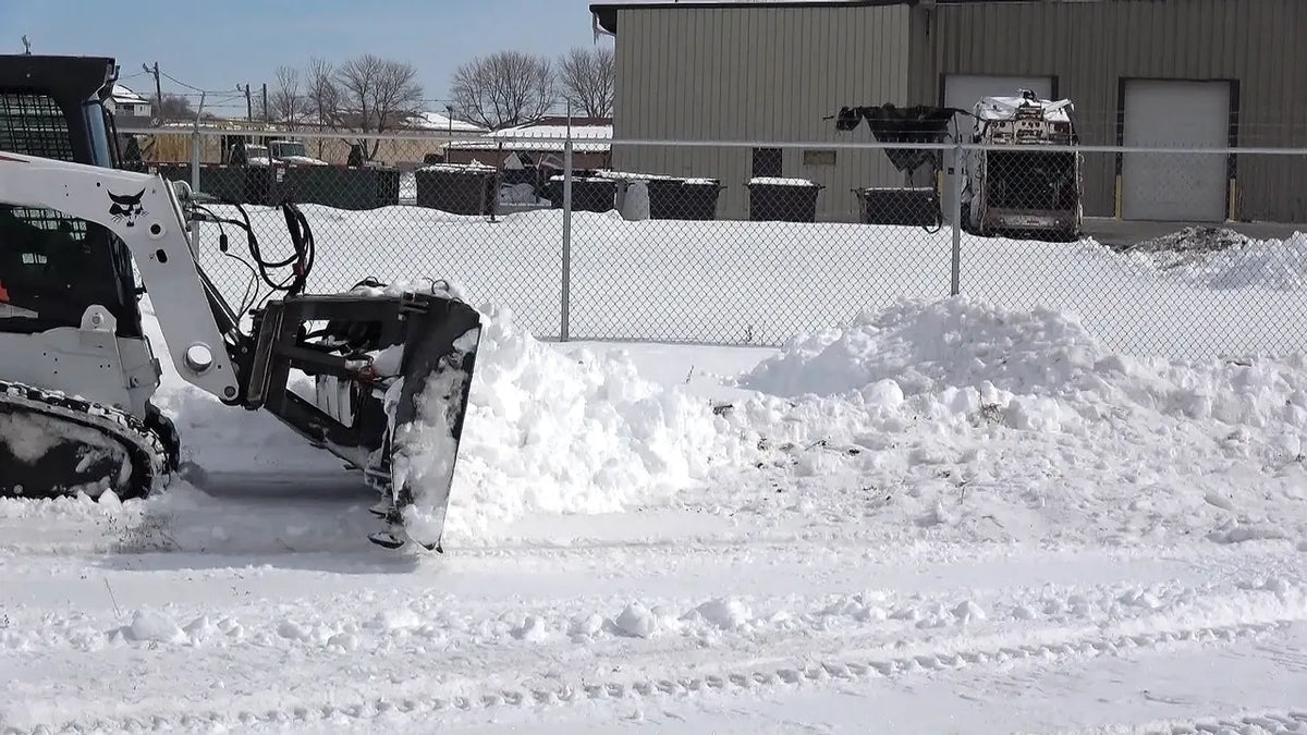 EZ Spot UR Attachment Snow Plow | Width 20' | 10–20 GPM | 4–6 Tons | For Skid Steer, Compact Track Loaders, Wheel Loaders, Excavators, Mini Excavators, Telehandlers & Backhoes