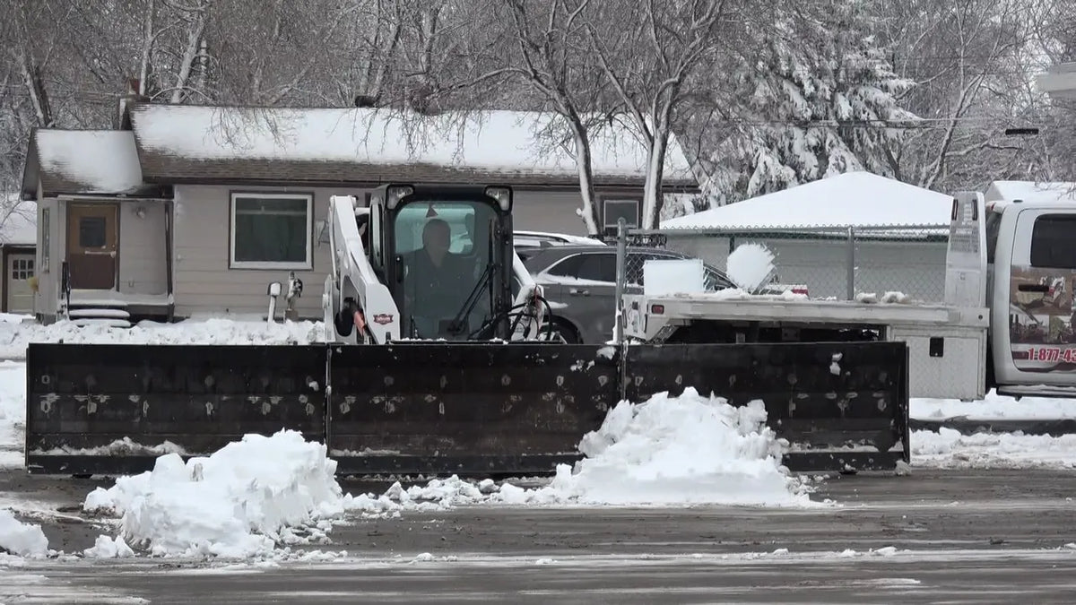 EZ Spot UR Attachment Snow Plow | Width 20' | 10–20 GPM | 4–6 Tons | For Skid Steer, Compact Track Loaders, Wheel Loaders, Excavators, Mini Excavators, Telehandlers & Backhoes