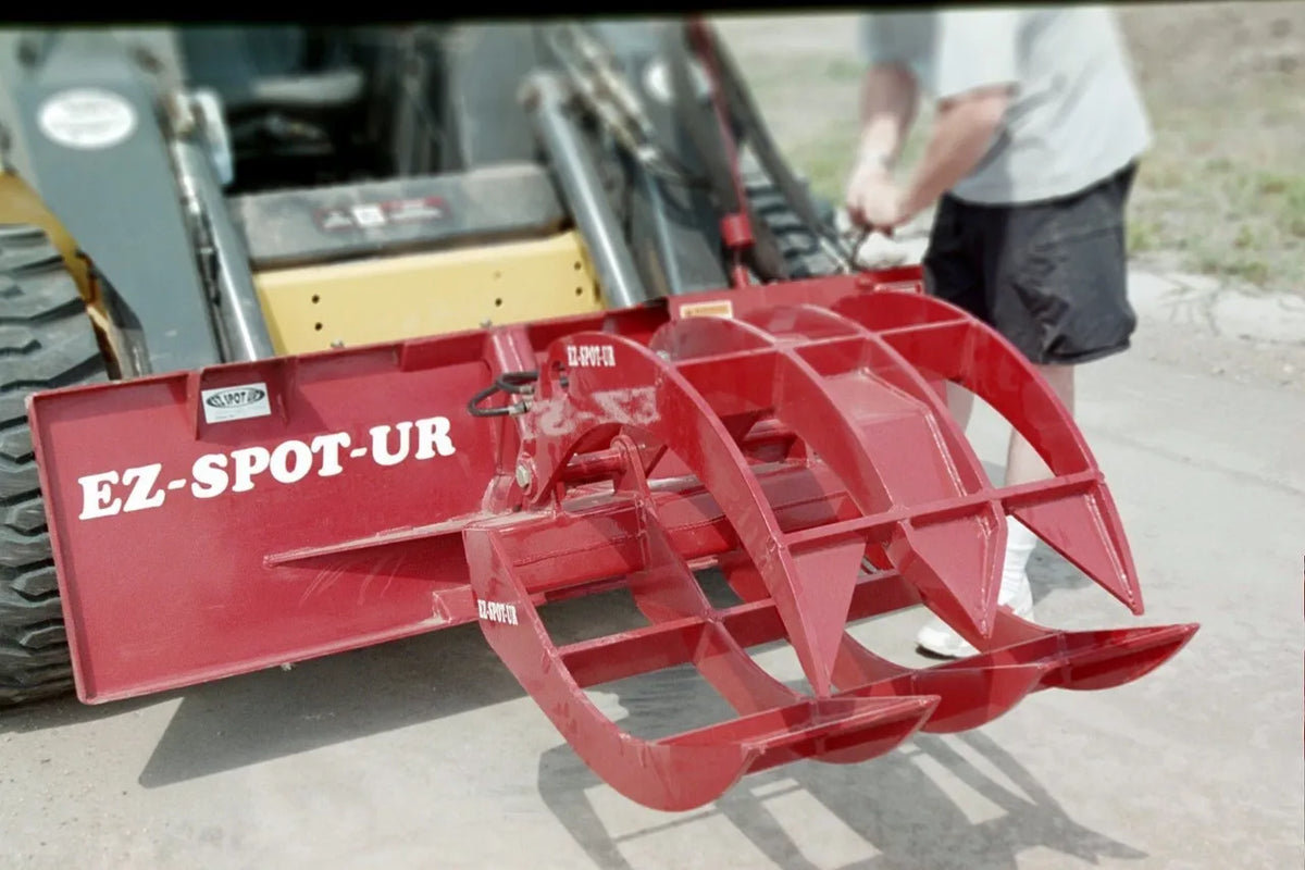 Ez Spot UR Attachment Fixed Non-Rotating Base | Model EZ-001F | 176 lbs | 20–30 GPM | 3–5 Ton | For Skid Steer, Compact Track Loaders, Wheel Loaders, Excavators, Mini Excavators, Telehandlers & Backhoes
