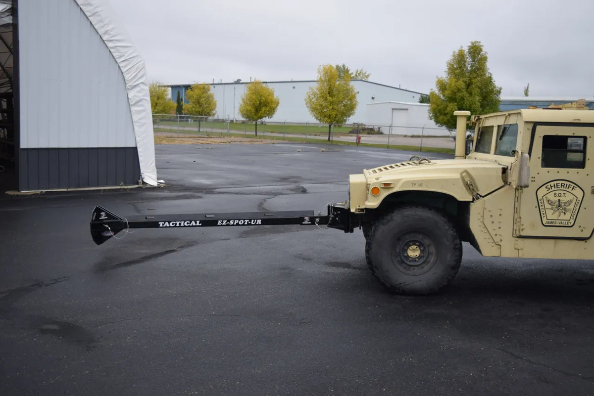 EZ Spot UR Attachment Tactical Equipment Line | Scorpion Penetrator & Bulldog Claw Series | 127° Rotating Base | Lifting Capacity 5,000 lbs | 20–30 GPM | 60–100 HP | For MRAPs, Armored Tactical Vehicles & Skid Steers