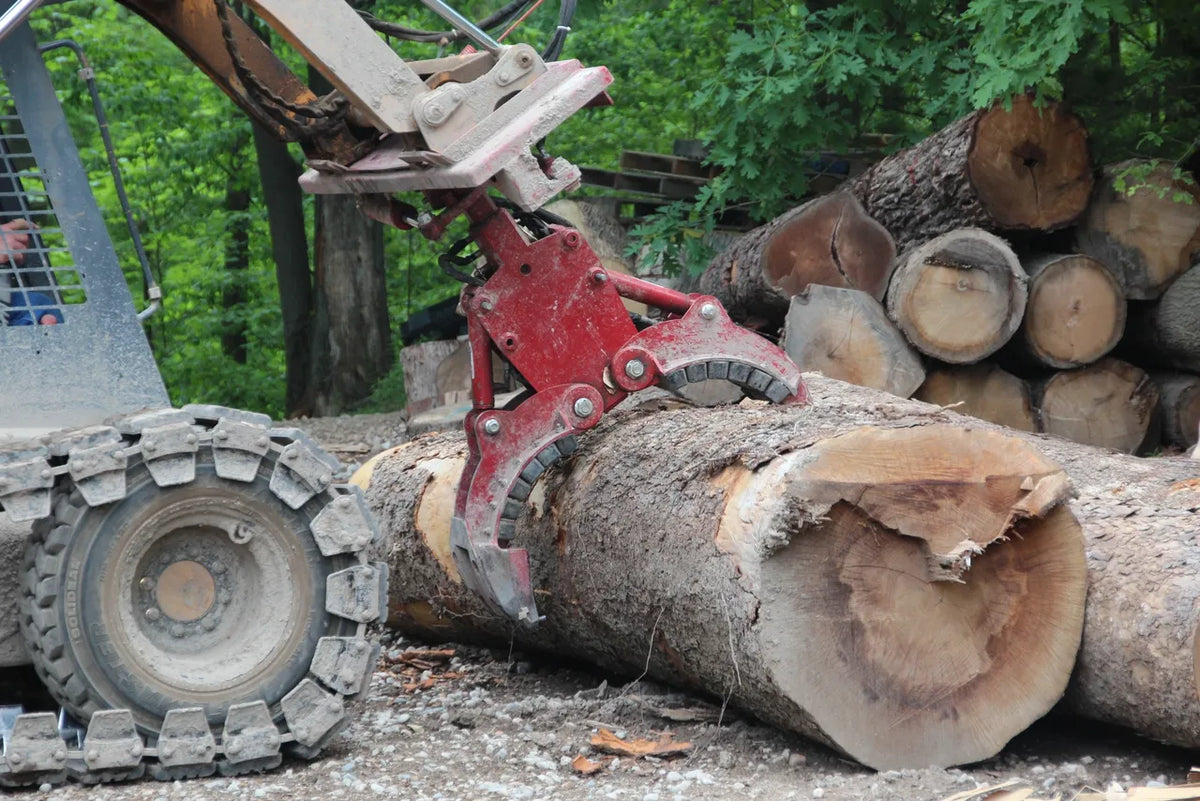 Ez Spot UR Attachment 3 Finger Rock & Tree Hand | Model EZ-0010 | 20–30 GPM | 3–5 Tons | For Skid Steer, Compact Track Loaders, Wheel Loaders, Excavators, Mini Excavators, Telehandlers & Backhoes