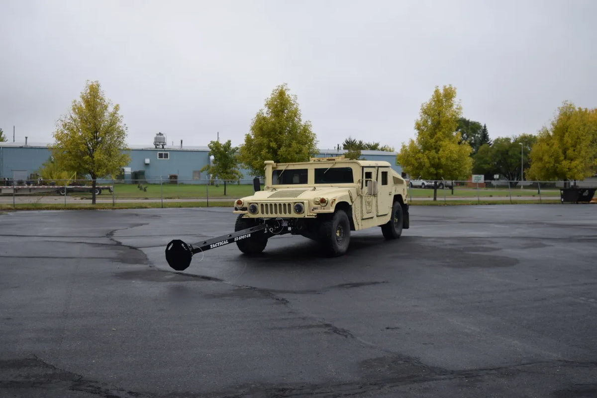 EZ Spot UR Attachment Tactical Equipment Line | Scorpion Penetrator & Bulldog Claw Series | 127° Rotating Base | Lifting Capacity 5,000 lbs | 20–30 GPM | 60–100 HP | For MRAPs, Armored Tactical Vehicles & Skid Steers