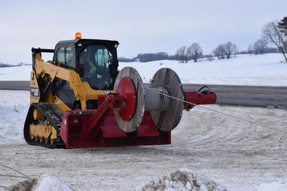 EZ Spot UR Attachment Wire Reel | Model EZ-WR01 | Spool Width 24–50" | 20–30 GPM | 3–5 Ton | For Skid Steer, Compact Track Loaders, Wheel Loaders, Excavators, Mini Excavators, Telehandlers & Backhoes