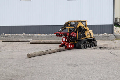 Ez Spot Ur Attachment Heavy Duty Pole Setter | Model EZ-HD08 | Jaw Opening 21" | 20–30 GPM | 3–5 Tons | For Skid Steer, Compact Track Loaders, Wheel Loaders, Excavators, Mini Excavators, Telehandlers & Backhoes