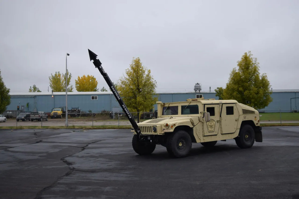 EZ Spot UR Attachment Tactical Equipment Line | Scorpion Penetrator & Bulldog Claw Series | 127° Rotating Base | Lifting Capacity 5,000 lbs | 20–30 GPM | 60–100 HP | For MRAPs, Armored Tactical Vehicles & Skid Steers