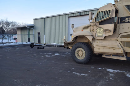 EZ Spot UR Attachment Tactical Equipment Line | Scorpion Penetrator & Bulldog Claw Series | 127° Rotating Base | Lifting Capacity 5,000 lbs | 20–30 GPM | 60–100 HP | For MRAPs, Armored Tactical Vehicles & Skid Steers