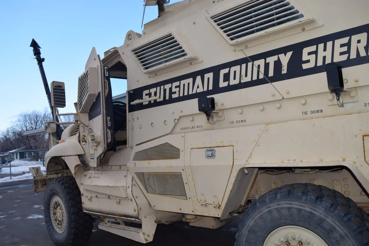 EZ Spot UR Attachment Tactical Equipment Line | Scorpion Penetrator & Bulldog Claw Series | 127° Rotating Base | Lifting Capacity 5,000 lbs | 20–30 GPM | 60–100 HP | For MRAPs, Armored Tactical Vehicles & Skid Steers