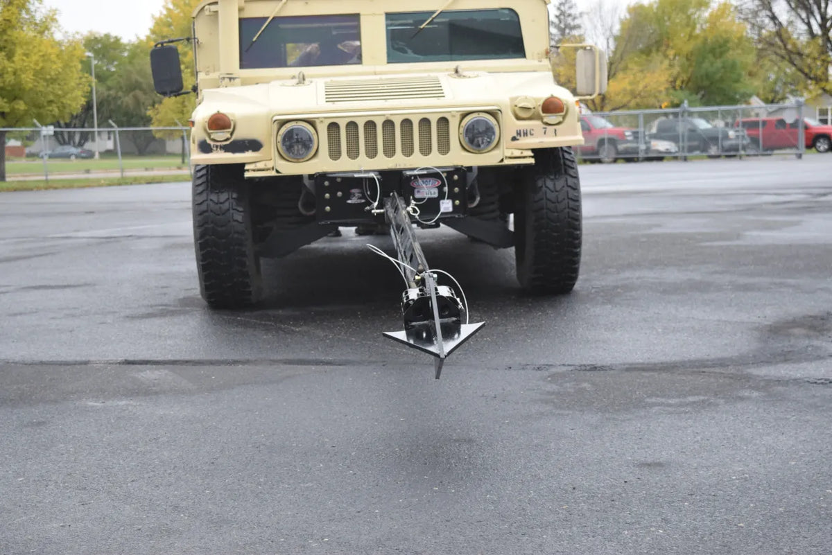 EZ Spot UR Attachment Tactical Equipment Line | Scorpion Penetrator & Bulldog Claw Series | 127° Rotating Base | Lifting Capacity 5,000 lbs | 20–30 GPM | 60–100 HP | For MRAPs, Armored Tactical Vehicles & Skid Steers