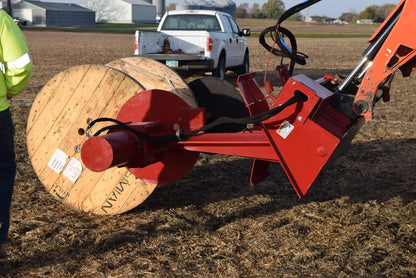 EZ Spot UR Attachment Wire Reel | Model EZ-WR01 | Spool Width 24–50" | 20–30 GPM | 3–5 Ton | For Skid Steer, Compact Track Loaders, Wheel Loaders, Excavators, Mini Excavators, Telehandlers & Backhoes