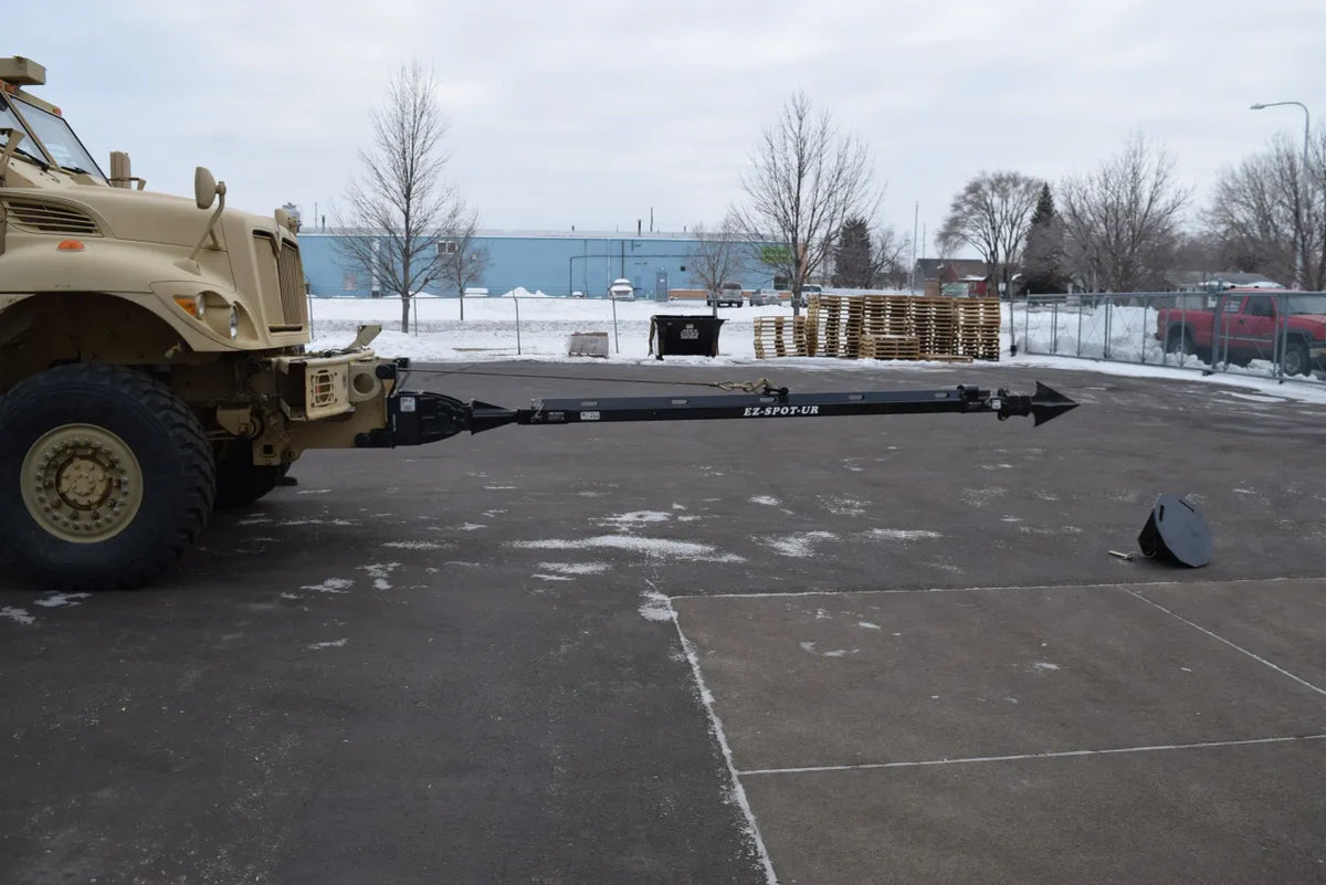 EZ Spot UR Attachment Tactical Equipment Line | Scorpion Penetrator & Bulldog Claw Series | 127° Rotating Base | Lifting Capacity 5,000 lbs | 20–30 GPM | 60–100 HP | For MRAPs, Armored Tactical Vehicles & Skid Steers