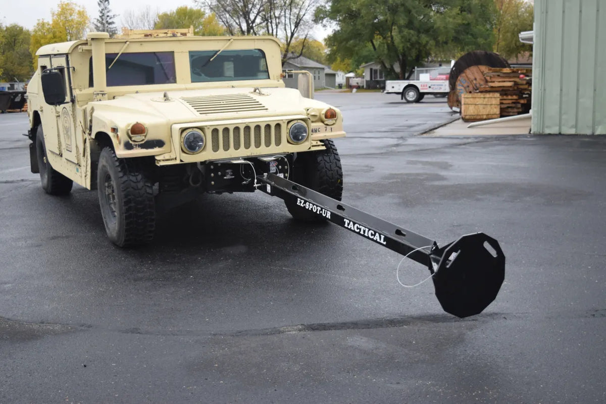 EZ Spot UR Attachment Tactical Equipment Line | Scorpion Penetrator & Bulldog Claw Series | 127° Rotating Base | Lifting Capacity 5,000 lbs | 20–30 GPM | 60–100 HP | For MRAPs, Armored Tactical Vehicles & Skid Steers