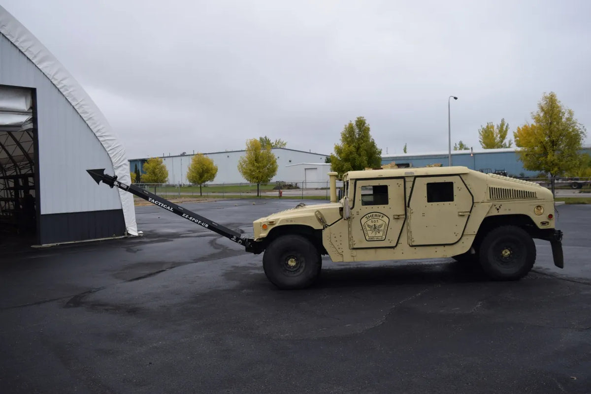 EZ Spot UR Attachment Tactical Equipment Line | Scorpion Penetrator & Bulldog Claw Series | 127° Rotating Base | Lifting Capacity 5,000 lbs | 20–30 GPM | 60–100 HP | For MRAPs, Armored Tactical Vehicles & Skid Steers